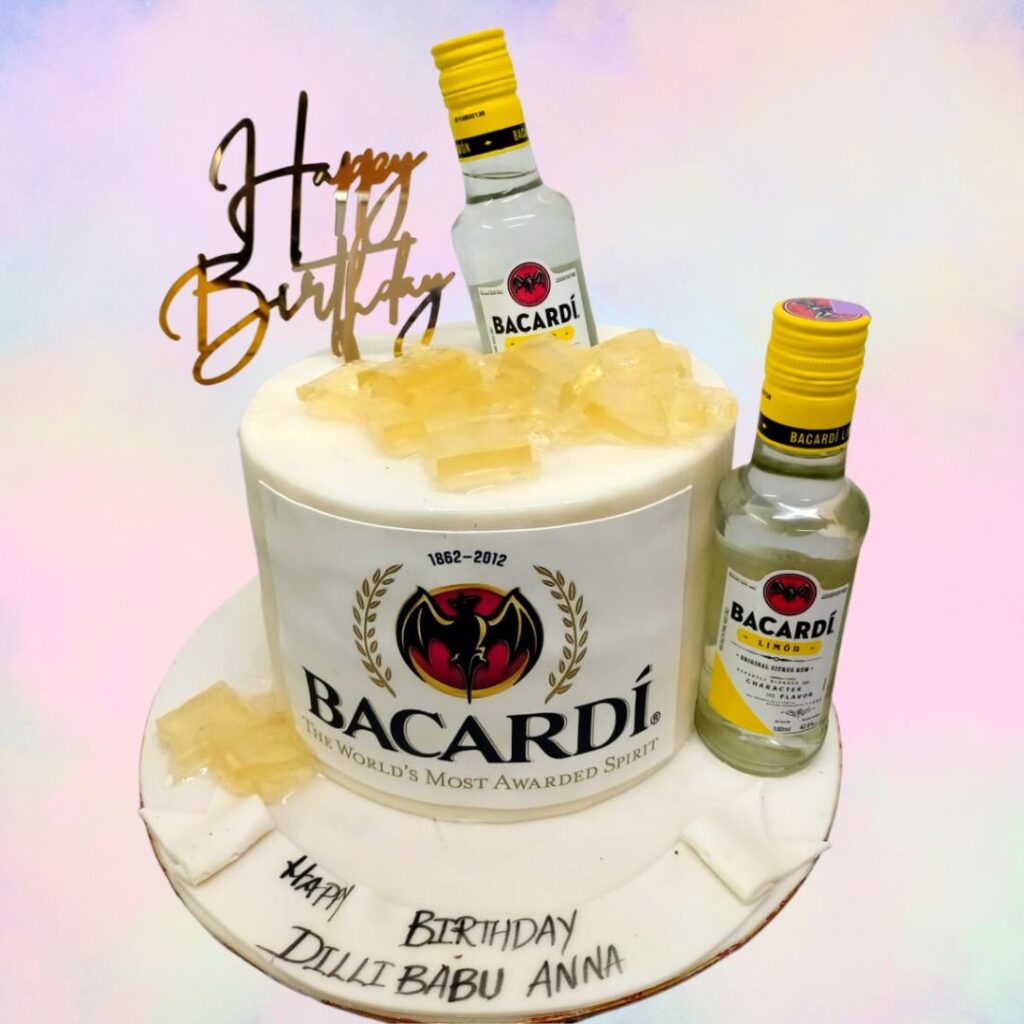 Bacardi Cake, Cake Square