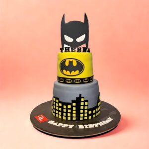 Batman Boys Birthday Cake, cake square