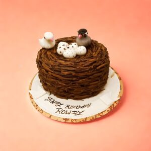 Bird 3D Nest Birthday Cake, Cake Square, Delight in a unique bird 3D nest birthday cake in Chennai from Cake Square. A creative and delicious choice for an unforgettable celebration! Bird 3D Nest Birthday Cake, 3D bird cake Chennai, bird nest cake for birthday, nature theme cake, birthday cake for bird lovers, custom 3D cake Chennai, realistic bird cake, premium birthday cake, fondant bird nest cake, bird theme birthday cake design, best custom cakes in Chennai, Cake Square cakes, artistic birthday cake, kids nature cake, animal theme cake, realistic cakes chennai, 3d cake price, unique birthday cake, customised cakes, best custom cakes in chennai