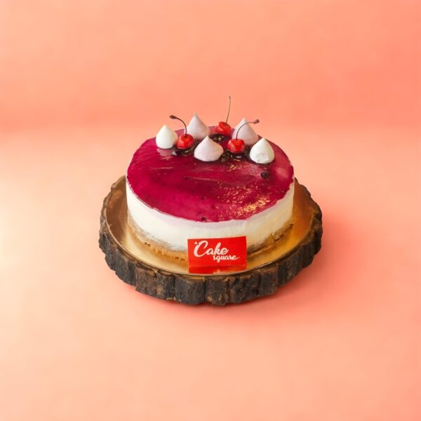 Blueberry cheesecake, cake square
