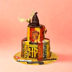 Harry Potter themed birthday cakes, cake square