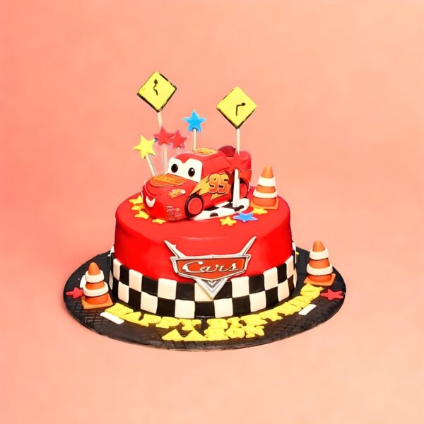 Mcqueen car themed birthday cakes Chennai