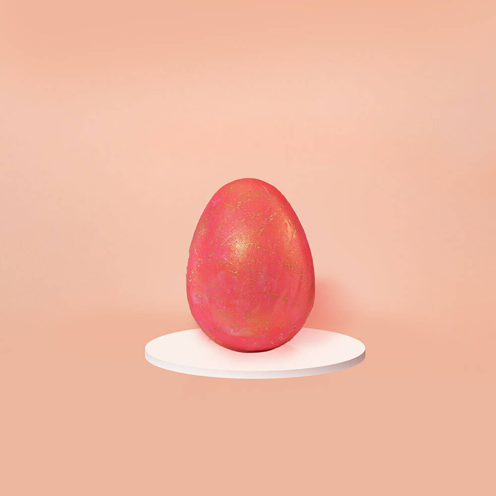 cake square easter eggs