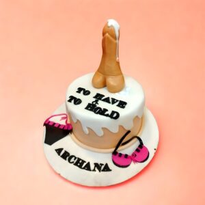 Penis Adult Theme Cake, cake square