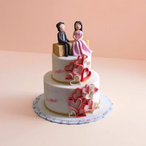 Premium couple wedding cakes, cake square