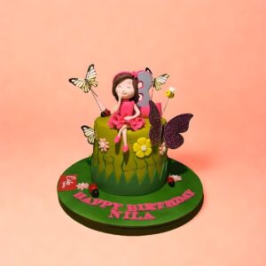 Pretty smiling girl and butterfly theme kids cake, Butterfly theme birthday cake for girls, Girl birthday cake with butterfly design, Cute butterfly cake for kids, 1st birthday butterfly cake for baby girl, 4 years birthday cake for girl, 10 year old birthday cake for girls, Customised birthday cakes for girls, kids theme birthday cakes Chennai, Designer cakes for girls birthday, Birthday cakes for girls near me, Customised theme cakes in Chennai, Order girls birthday cake online, Birthday cake shop in Chennai, Girls cartoon theme birthday cakes, Best birthday cake shop for kids in Chennai, Cakes for kids birthday in Chennai, Kids birthday cake home delivery Chennai, Top customised cake shops in Chennai, Biirthday cake for baby girl, Pretty theme birthday cake for girls, cake square