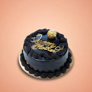 Queen Mothers Day Ferrero Rocher Cake, Cake square
