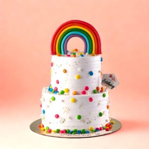 Rainbow theme girls birthday cake, Rainbow theme birthday cake, cute rainbowl birthday cakes for girls, first birthday cakes for girls, customised birthday cakes in Chennai, baby girl rainbowl theme cake, order birthday cake online chennai, girls birthday cakes in Chennai, pink rainbow birthday cake, themed birthday cakes for kids, best kids birthday cake shop in Chennai, cake for 1st birthday girl Chennai, rainbow cake design for girls, premium birthday cakes Chennai, Custom birthday cake for baby girls,rainbow theme first birthday cake for girls, Girls birthday cake design Chennai, best cake shops in Chennai, Top 10 cake shops in chennai, customised birthday cakes near me, cake squar