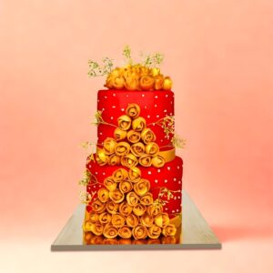 Red and Gold First Birthday Cakes, First birthday cake for baby girl, Red and gold birthday cake design, 1st birthday cake for girls, Princess theme first birthday cake, Designer birthday cake for girl, Customized birthday cake for baby girl, Red and gold theme cake for girls, Baby girl 1st birthday cake ideas, Luxury birthday cake for 1 year old, First birthday cake with crown, Elegant first birthday cakes for girls, Birthday cake for one year old girl, Gold themed first birthday cake, First birthday cakes in Chennai, Buy baby girl birthday cake online, Custom theme cakes for baby girls, Best birthday cake shops in Chennai, Birthday cake delivery in Chennai, Order 1st birthday cake online Chennai, Special 1st birthday cake near me, First birthday cake shop near me, Red and gold fondant cake for girls, Themed cakes for girls first birthday, Cake Square