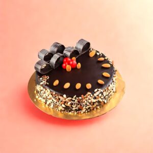 Rich choco almond cake, Order almond truffle cake, chocolate almond truffle cake, order almond chocolate cake, order choco almond cake, best almond chocolate cake order online, order almond cake, Almond Truffle Cake, Almond Truffle Cake order online, Choco Almond Cake order, Send Almond Cake with Same Day Delivery, Almond Cake Order Online, Cake Square