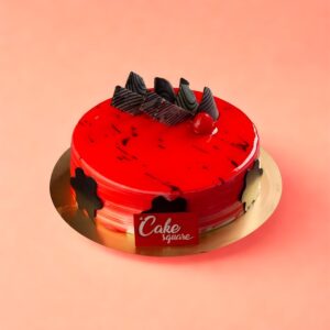 Strawberry Birthday Cake, Cake Square