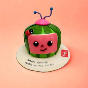 3d cocomelon Watermelon theme cake, Cocomelon theme birthday cake, Watermelon shape birthday cake, 3D cartoon theme cake, Kids birthday cakes in Chennai, Customised Cocomelon cake, Cocomelon birthday cake near me, Order cocomelon cakes online, Cocomelon cake design for kids, Baby birthday cakes Chennai, 3D cakes for kids Chennai, Watermelon theme cake for kids, Best cake shop in Chennai, Buy Cocomelon cakes online, Cute theme cakes for toddlers, Custom birthday cakes Chennai, theme cakes for children, unique birthday cakes for boys,buy kids birthday cakes online, birthday cake for baby boy, best cake shops in chennai, cake shops near me Cocomelon 3D Shaped Birthday Cake, Cake Square