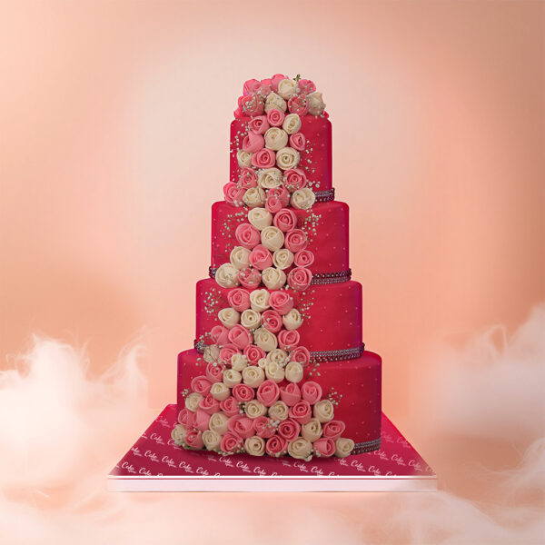 Wedding engagement cake designs, cake square