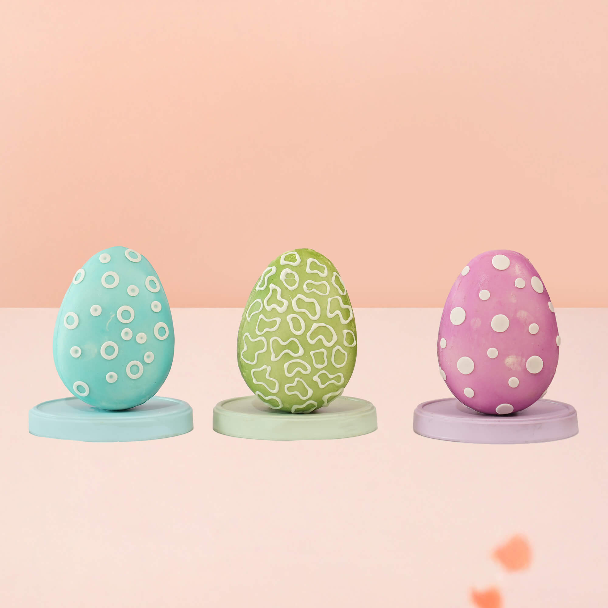 cake square easter eggs