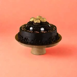 Delicious chocolate Ferrero Rocher cake for special occasion in Chennai.