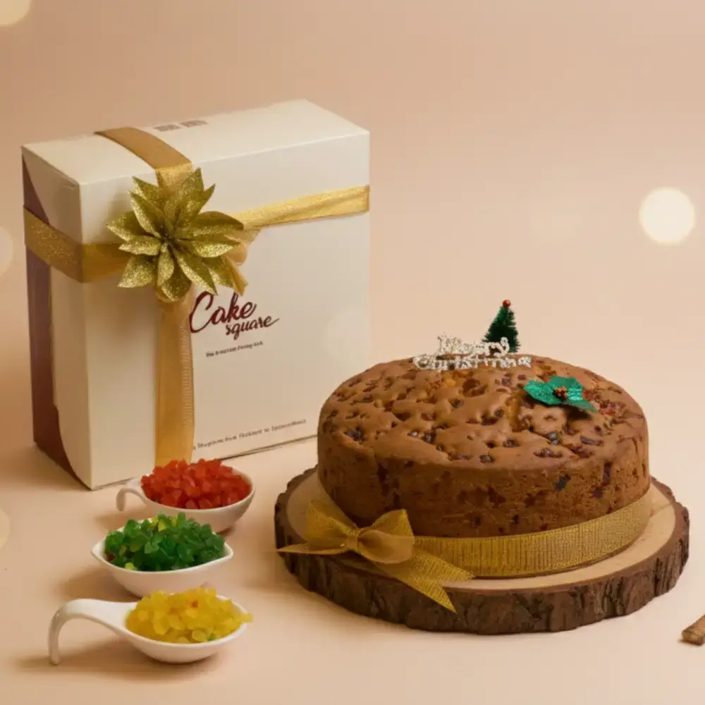 fruit cake box Chennai tutti frutti festive cake