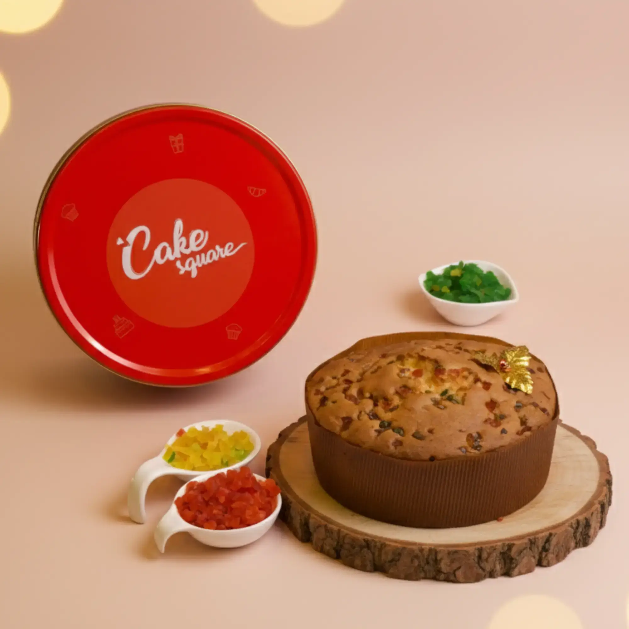 fruit cake tin Chennai festive tutti frutti cake