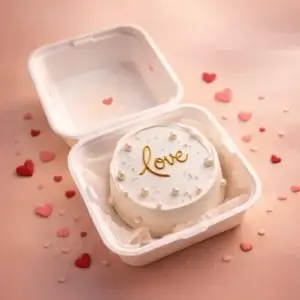 simple aesthetic love bento cake, bento cake,love bento cake, cute bento cake for him, love bento cake, cakes for him, mini cakes, bento cake, love bento cake
