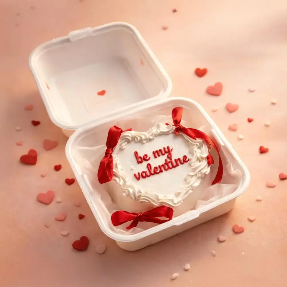 be my valentine bento cake, bento cake, valentines day cake, cake for proposal, proposal cake, bento cake, bento cake for her, bento cake for him, love bento cake