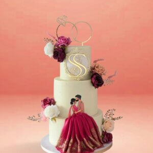 Eternal Custom Wedding cakes, best customised cakes in chennai, Cakes in chennai, couples cake, engagement cakes for wedding, trending wedding cakes, Wedding cakes, chennai, red couples wedding cake, inimate wedding theme cake, wedding cakes in minimal rose, customised wedding cakes, couples based wedding cake design ideas, be spoke wedding cake,