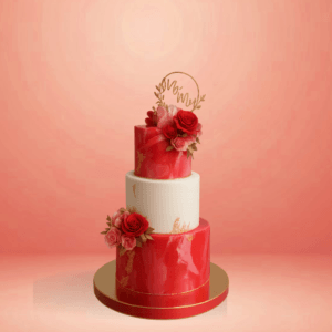 multi tier wedding cake, premium wedding cake, elegant wedding cake, customised wedding cake, red and white wedding cakes, wedding cakes chennai, elegant wedding cake, custom wedding cake, premium wedding cake, floral wedding cake, Custom wedding cake, layers of love, love theme wedding cake, wedding cake designs ideas, wedding cakes same day delivery, cake square wedding cakes