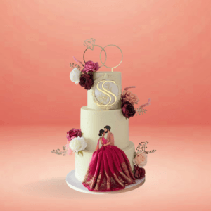 Eternal Custom Wedding cakes, best customised cakes in chennai, Cakes in chennai, couples cake, engagement cakes for wedding, trending wedding cakes, Wedding cakes, chennai, red couples wedding cake, inimate wedding theme cake, wedding cakes in minimal rose, customised wedding cakes, couples based wedding cake design ideas, be spoke wedding cake,