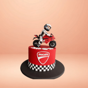 ducati bike theme cake, bike theme cake, perfect cake for racer, cakes for bike lovers, kids bike theme cake, ducati bike theme, racer cake, cakes for racers