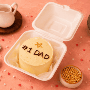 Bite cartoon theme Bento cake for Father's Day in Chennai.